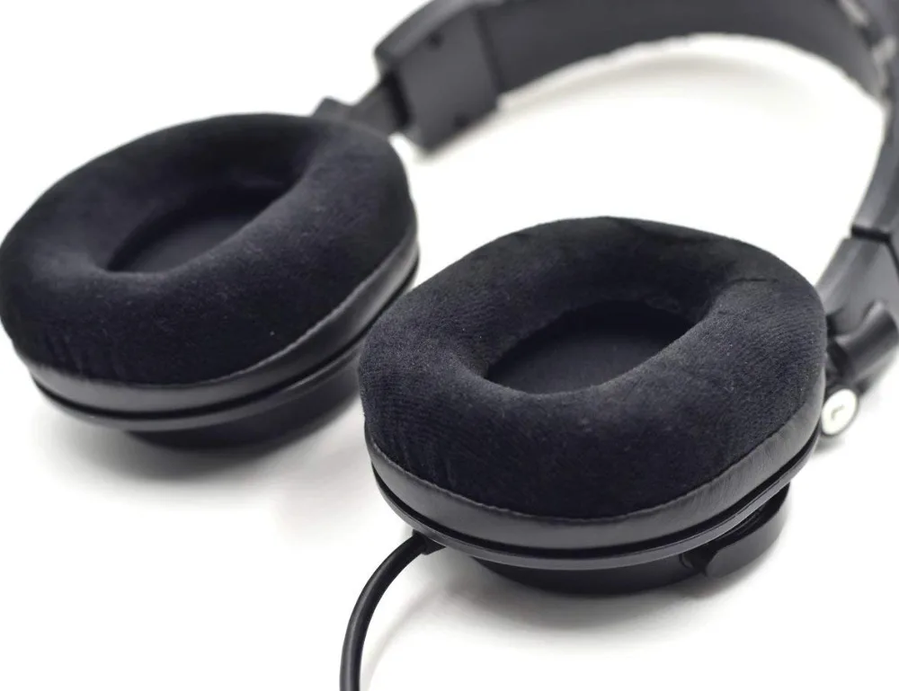 Replacement velour earpads ear pad cushion cover pillow forAudio Technica ATH M50 M50S Sony MDR 7506 headphones