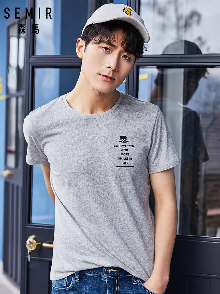 

SEMIR Men T-Shirts Plus Size 3XL Tee Shirt Homme Summer Short Sleeve Men's T Shirts Male TShirts Camiseta Tshirt Homme