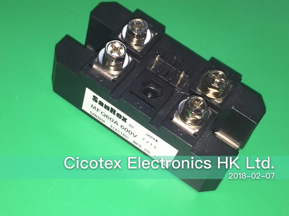 

MFQ60A-06 MODULE MFQ60A600V IGBT 60A 600V SINGLE PHASE SEMI CONTROLLED RECTIFIER BRIDGE