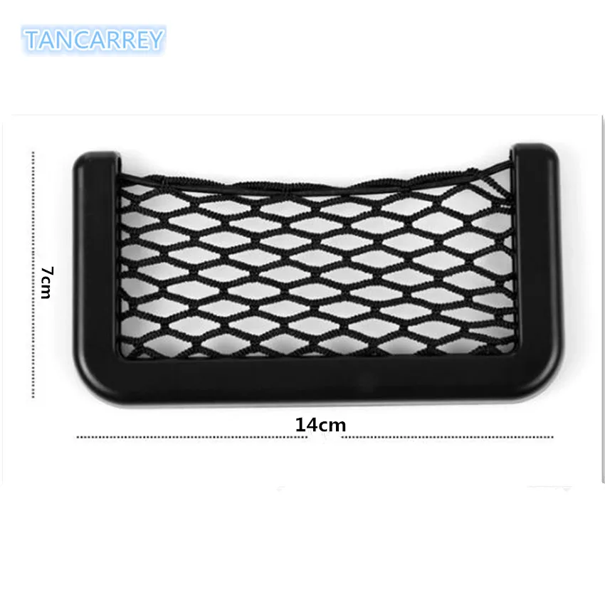 Car storage elastic mesh bag for ix35 skoda yeti lancer 9 volvo xc90 subaru forester honda fit kia rio Accessories