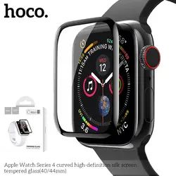 HOCO 3D изогнутое Закаленное стекло Защитная пленка для экрана для Apple Watch Series 4 iWatch 40 мм 44 мм Защитная пленка для экрана