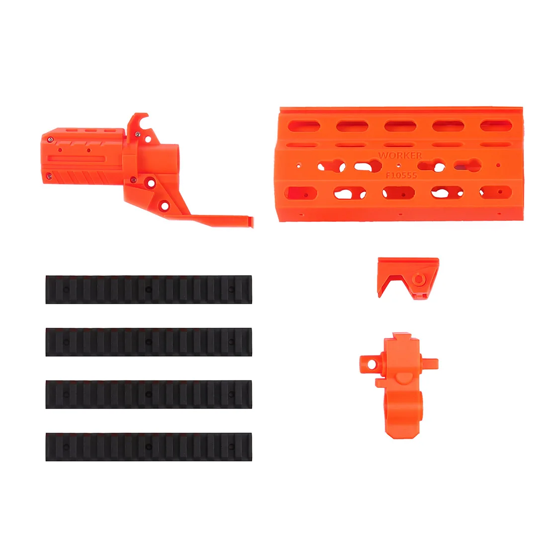 

Worker f10555 3D Printing NO.174 Long Type Barrel Kit for Nerf Stryfe - Orange