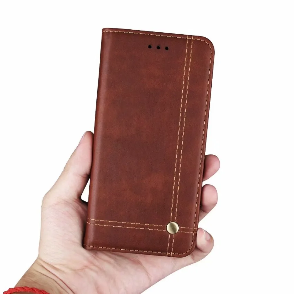 

For iPhone 6 6S 8 7 Plus Case Protective Luxury Leather Flip Magnetic Card Holder Cover For Apple iPhone X S XS Max XR Case