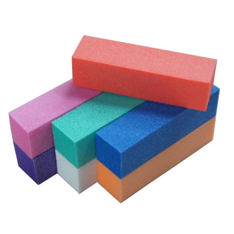 

New 2 pieces Nail File Sponge Sandpaper High Elasticity Rectangle Nail Art Polishing Manicure Tool