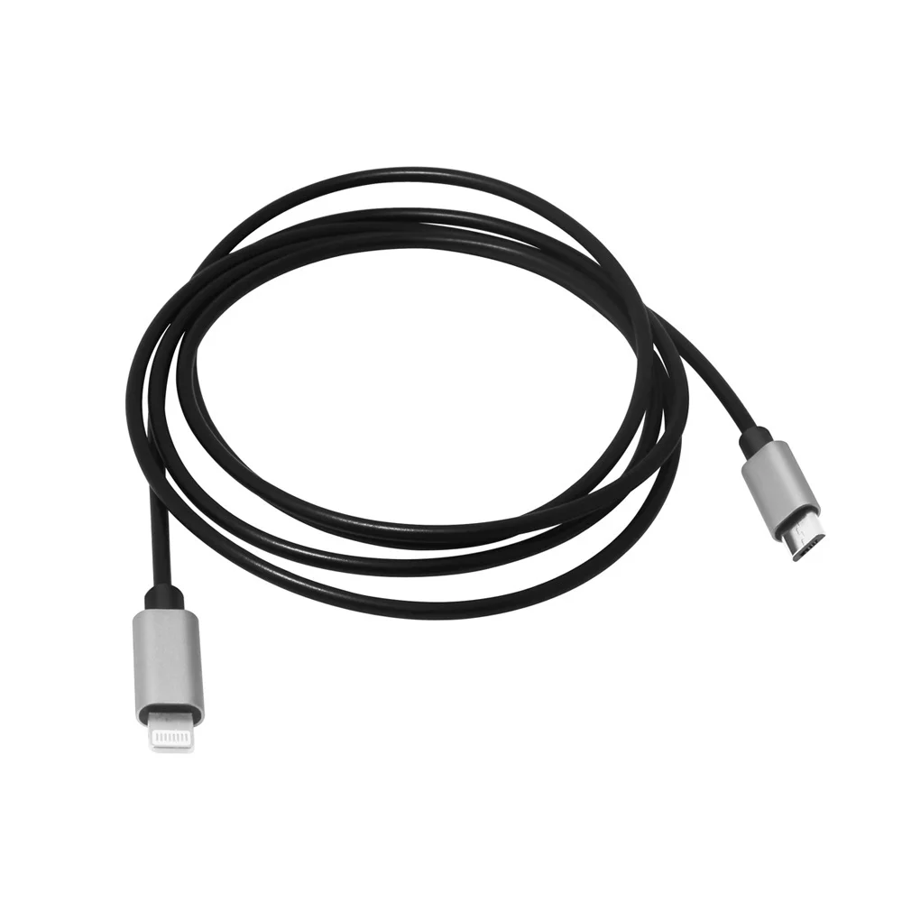 Ceny Meenova błyskawic to microusb USB DAC kabel otg dla iPhone iPad iPod Chord Mojo Hugo Pha3 Fiio HiFi Oppo HA2 K5 kamera 15cm 1.2m