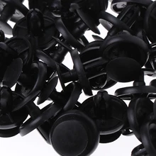 50 Pcs Black Car Door Fender Trunk Fastener Panel Clips Rivet For Toyota Camry Reiz Rav4