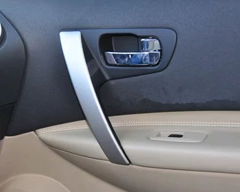 

Interior Door Handles Decorative Cover /Plates For Nissan Qashqai 2008 2009 2010 2011 2012 2013 2014 2015 DB014