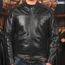 DHL,, брендовая одежда, зимние утепленные куртки, Мужская байкерская куртка из натуральной кожи. Мотоциклетная замшевая куртка, Лидер продаж