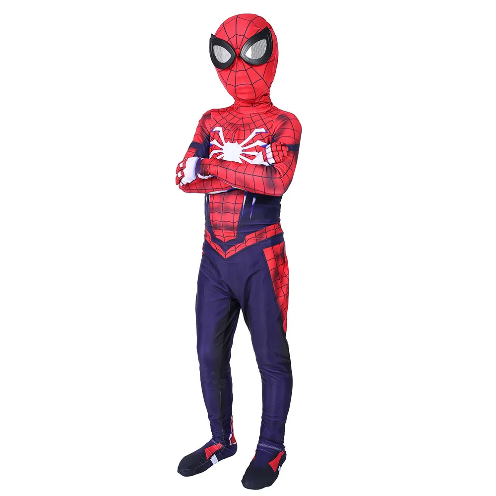 Костюм для взрослых/детей с изображением Человека-паука, PS4, insomniac, костюм для мальчиков-паука, 3d-принт, спандекс, костюм Человека-паука на Хэллоуин, костюм зентай