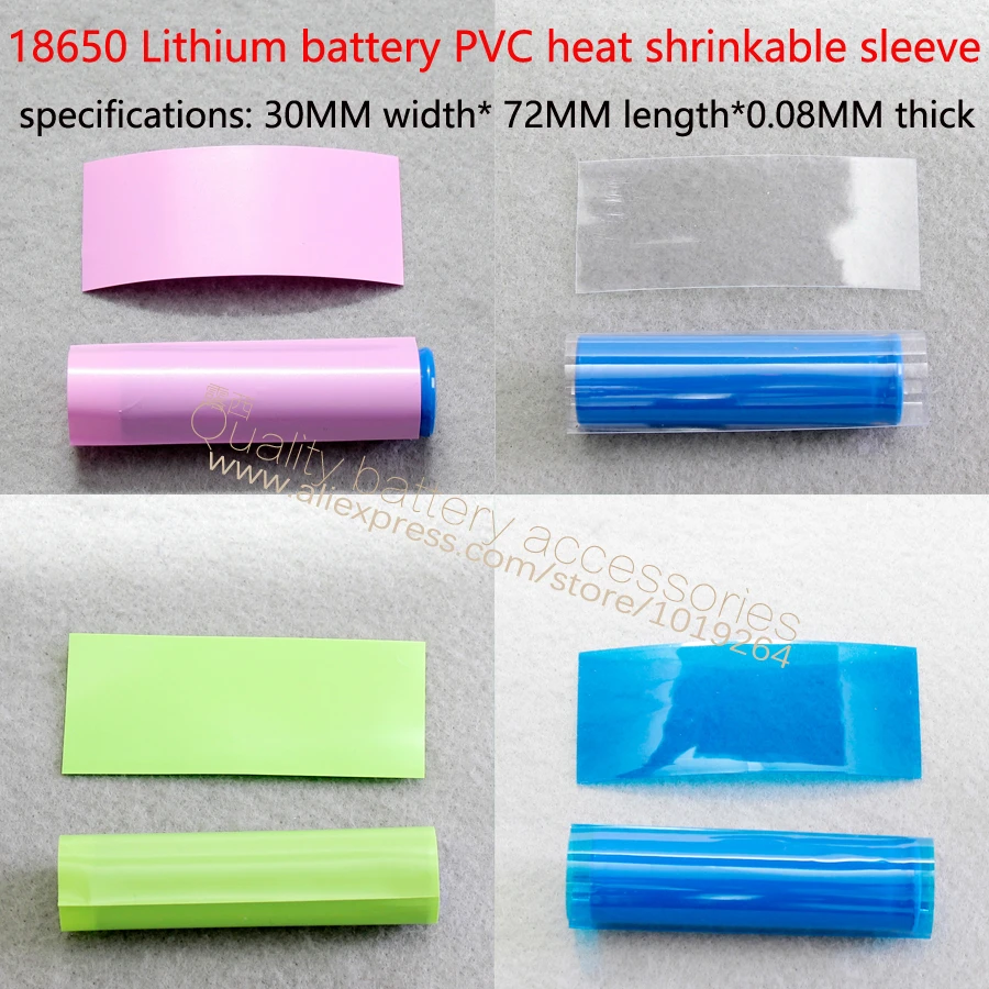 270mm Width 1m PVC Heat Shrink Tube Wraps for Battery Pack Blue Battery Wrap