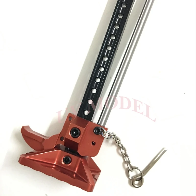 

1PCS RC Full Adjustable Metal Hi-Lift Jack for 1/10 RC Rock Crawlers Truck Off Road Red High Quality Free Shipping