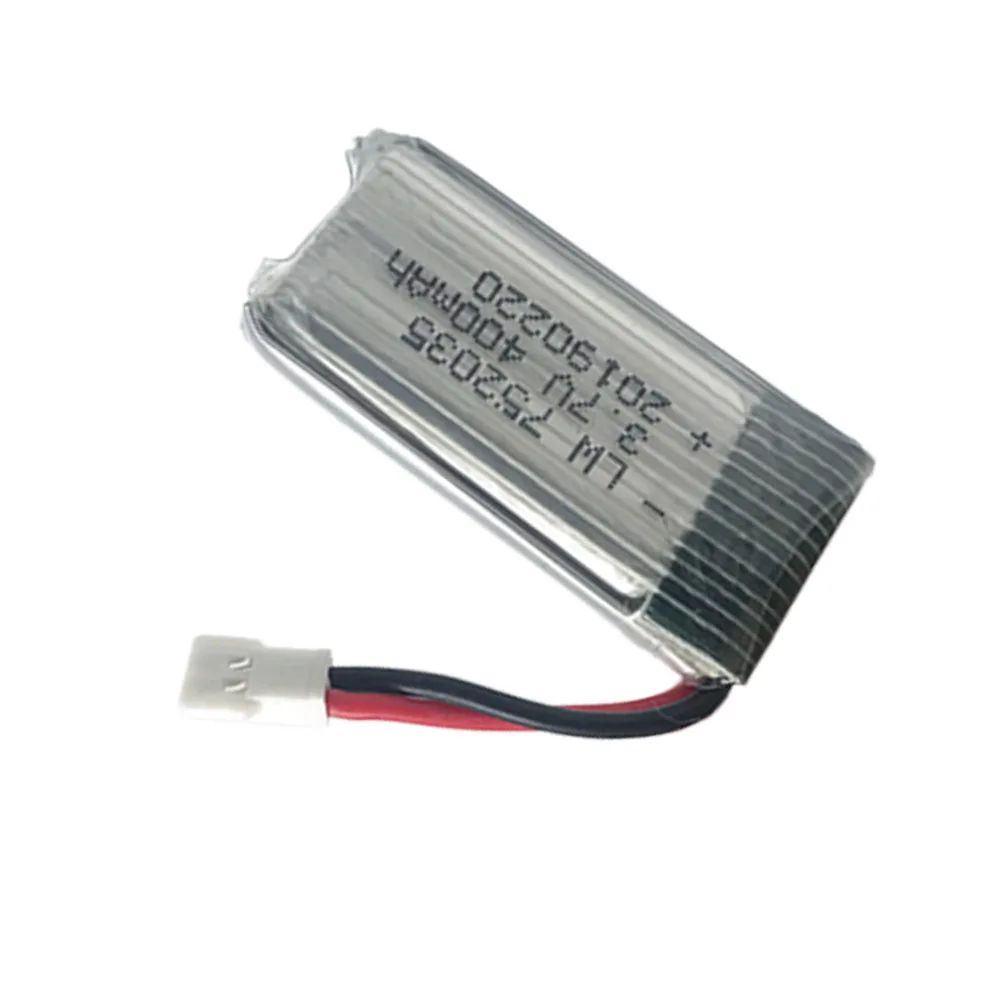3 7 В 400 мАч 30c Lipo аккумулятор для H107 H31 KY101 E33C E33 U816A V252 H6C 25C RC Quadcopter 752035 30C мАч|Детали и