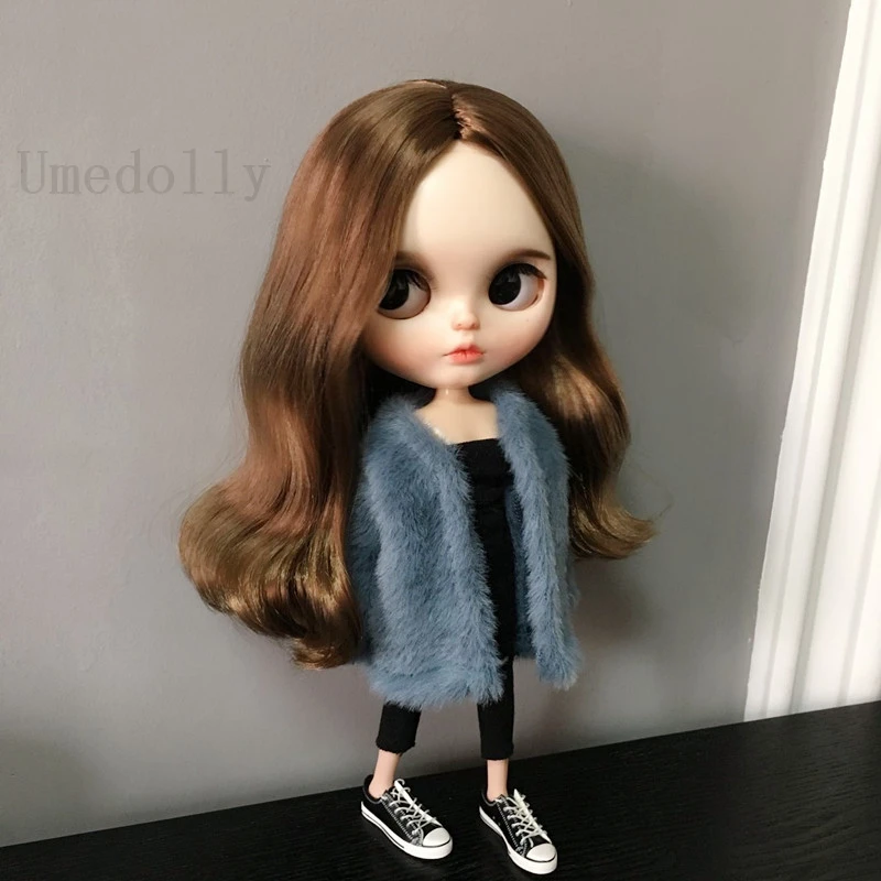 1 шт. симпатичная шуба для куклы Blyth 1/6 одежда Барби Ликка азон OB24 OB27 аксессуары