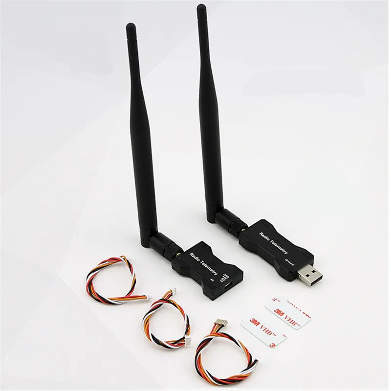 

Range 2.5KM XROCK V2 3DR Radio Telemetry Kit With Case 433MHZ 915MHZ 500mw For MWC APM PX4 Pixhawk RC Multicopter