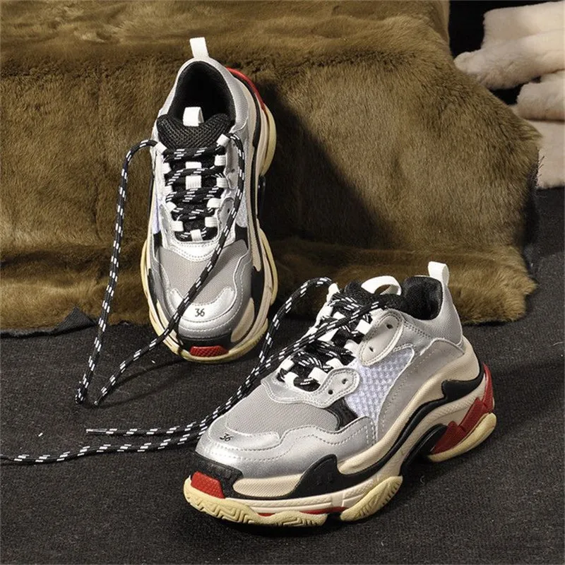 MStacchi Men Height Increasing Shoes Man Lace-Up Breathable Casual Sneakers Male Brand Fashion Chunky Sneakers Couple Dad Shoes