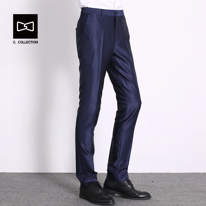 Мужской костюм брюки Slim Fit Брюки для мужской формальные Бизнес брюки|men suit pants|suit
