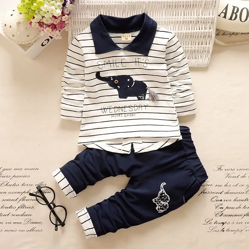 Bibicola/весенне-осенние комплекты одежды для маленьких мальчиков топы с героями мультфильмов+ штаны, комплект повседневной одежды из 2 предметов для мальчиков, хлопковый костюм vestido infantil