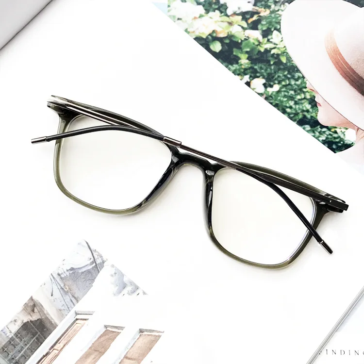 Анти-синий луч света компьютерные очки радиационные Устойчивые прозрачные очки для глаз оправы для мужчин плоские зеркальные очки