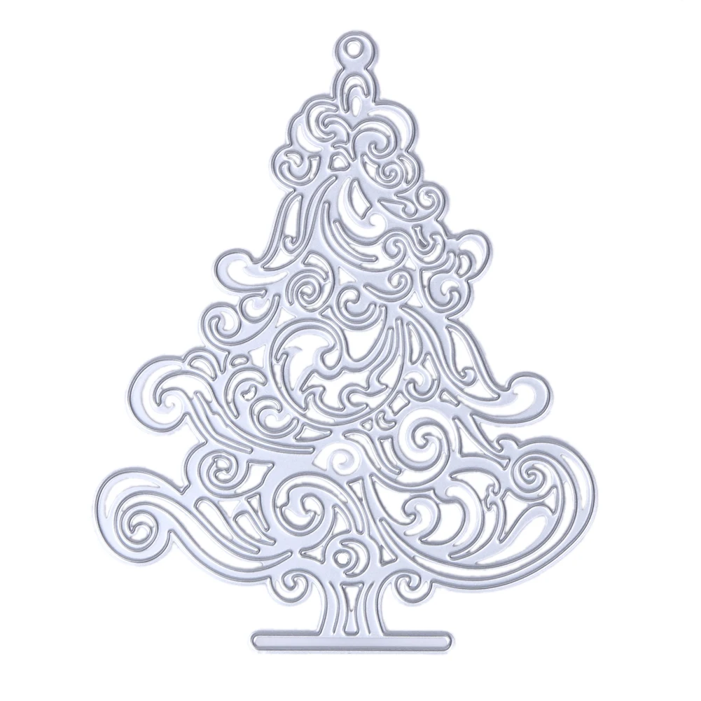 Christmas Tree decorations Metal Cutting Dies Stencils for DIY Scrapbooking photo album Decorative Embossing DIY Paper Cards in Cutting Dies from Home