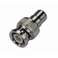 100 шт./лот система Скрытого видеонаблюдения Аксессуары BNC штекер в гнездо rca аудио адаптер кабельного штекера для системы видеонаблюдения BNC-109