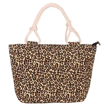 

BARHEE Summer Beach Tote Bag Casual Handbag Printing Canvas Shoulder Bag Seaside Leopard Hand Bag Shopper Fashion Ladies Bolsas