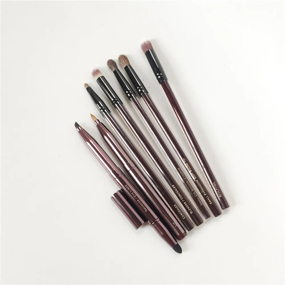 

KA-SERIES Eye Brushes Small Eyeshadow Eyebrow Round Tip Blender Concealer Sculpt Lip Smudge Beauty Eyeliner Makeup Brush Blender