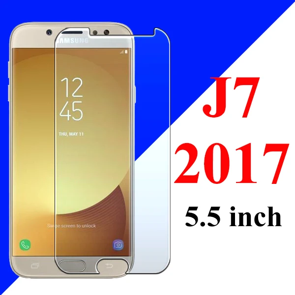 Защитный Стекло на samsung Galaxy J1 J2 J3 J4 J5 J6 J7 J8 Экран протектор J 1 2 3 4 5 6 7 8 защитный лист - Цвет: J7 2017