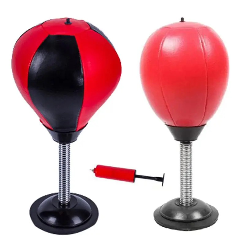 

Stress Buster Desktop Punching Ball Reflex Improving Speed Reactions Hand Eye Coordination Boxing Sports Home Training Fitness