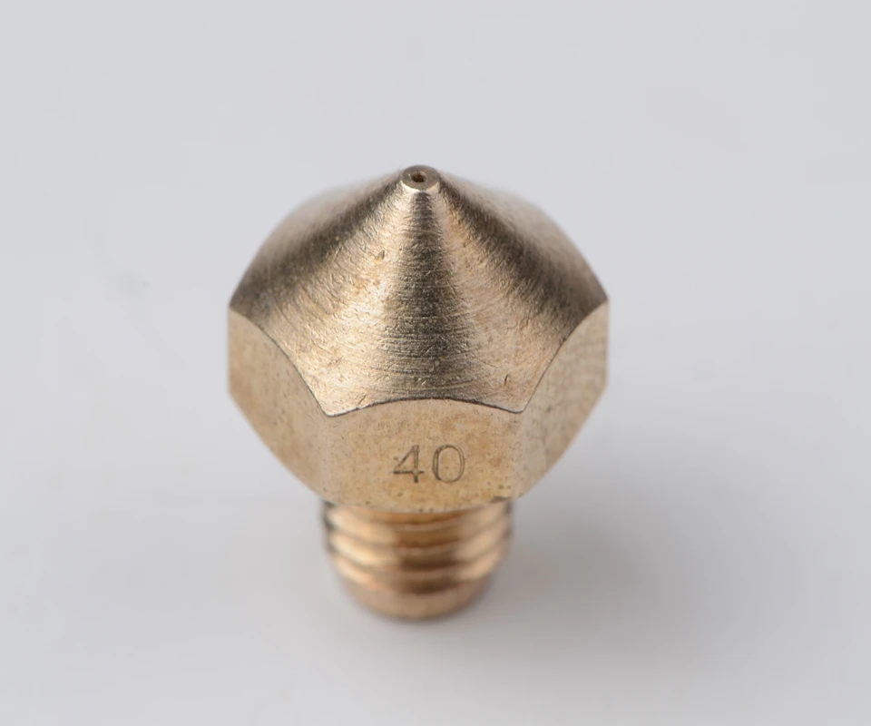 Free Shipping! 2pcs/Lot High Quality 3D Printer Accessories M6 Thread Ultimaker Brass Copper Nozzle For 1.75mm / 3mm Filament free shipping 2pcs lot 3d printer parts mixed color two color nozzle brass nozzle screw length 5mm for 1 75mm filament