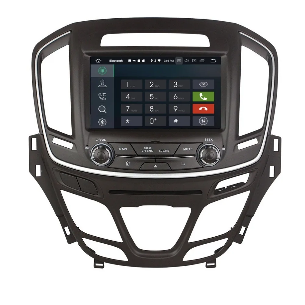 Clearance 4GB RAM 1 din 8" Android 8.0 Car Radio GPS Multimedia Head Unit for Opel INSIGINA 2014 2015 With Bluetooth WIFI USB Mirror-link 7