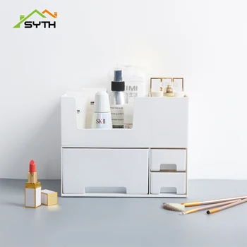 

Desktop Cosmetic Organizer Makeup Storage Boxes Cosmetic Brush Desktop Sundries Case Objects Box Desktop Organizers
