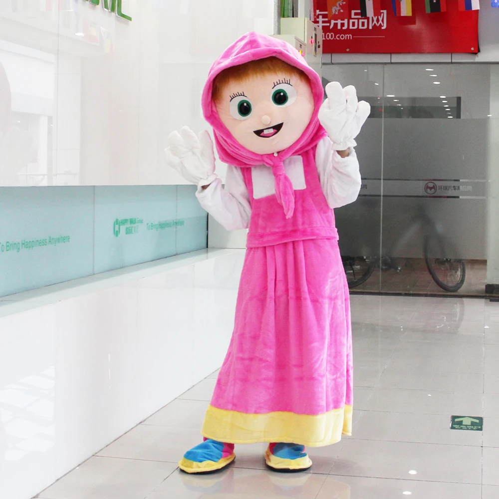 Costume Masha from the cartoon Masha and the Bear with their own hands Costume Masha from the cartoon Masha and the Bear with their own hands