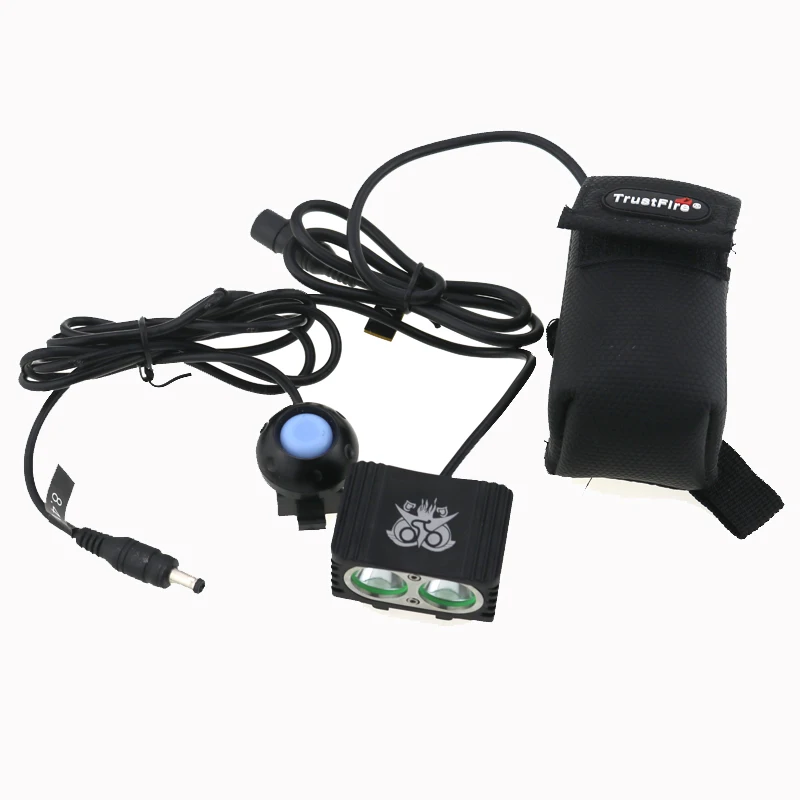

Trustfire D002 Bicycle Light 2xCREE XM-L2 LED 2000Lm front mountain Bike Light 6400mah 8.4V 18650 Battery Pack + Charger