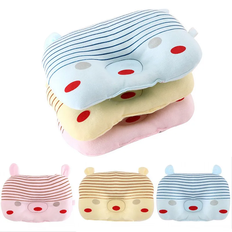 Baby Pillow Newborn Cotton Cute Shape To Correct Anti migraine Memory