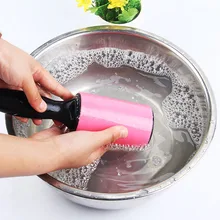 Многоразовый моющийся роликовый пылеочиститель Приклеивание ворсинок ролик для одежды для уборки шерсти домашних животных бытовые инструменты для очистки пыли
