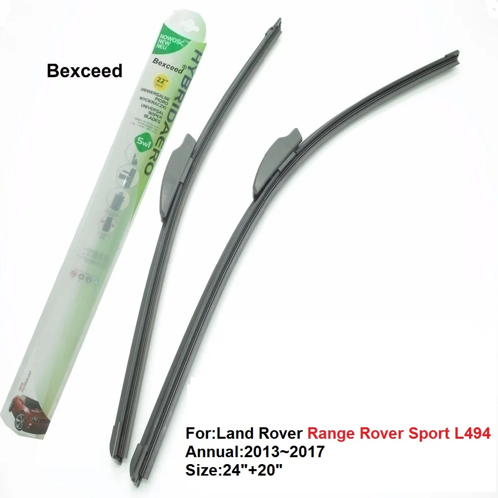 Flat Wiper Blade For Land Rover Range Rover Sport L494 24"+20" Bexceed