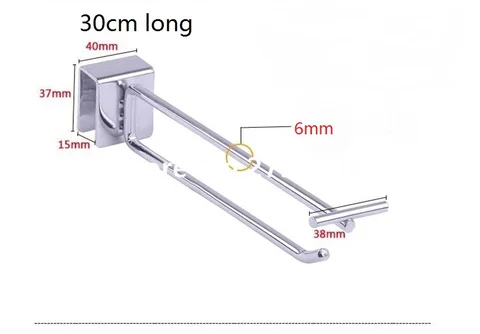Tiras de Segurança Gancho de Bloqueio cm de Comprimento 6mm de Diâmetro Unidades Pacote Wallmounted Exibição 100 – 30