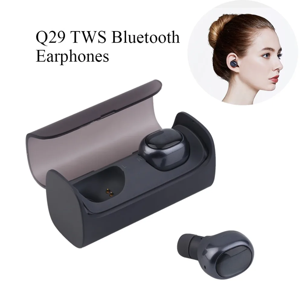 

QCY-Q29 Bluetooth headset Ergonomic Good Sound Quality Wireless Bluetooth 4.1 In Ear Earphones Noise Reduction Earbuds