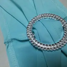 Высокое качество Пластик Пряжка круглая корона сердце Форма 100 шт./лот для свадьбы крышка стул спандекс декоративные пряжки для группы стул