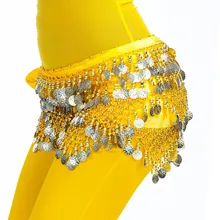 Женский костюм для танца живота, пояс на бедрах, 320 монет, цепочка для танца живота, Индийские танцы Болливуд, пояс с монетами, танцевальная одежда для леди