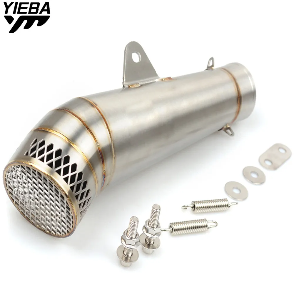 Universal 36-51MM Motorcycle Exhaust Pipe Modified Exhaust Pipe for BMW C650SPORT C650GT R1200R R1200RS R1200RT/SE R1200GS LC