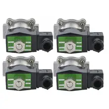 2S160-15 G1/" Нормально открытый Нержавеющая сталь Электрический электромагнитный клапан для воды, воздуха, электрический магнитный клапан