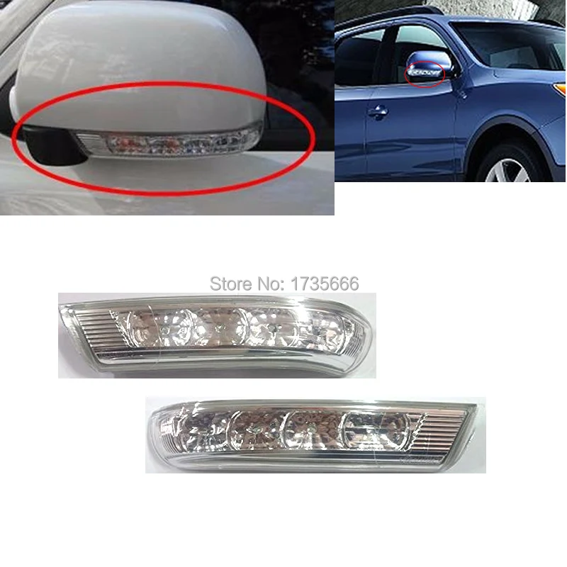 Side Rearview Mirror LED Turn Signals Light Lamp blink Repeater 87613