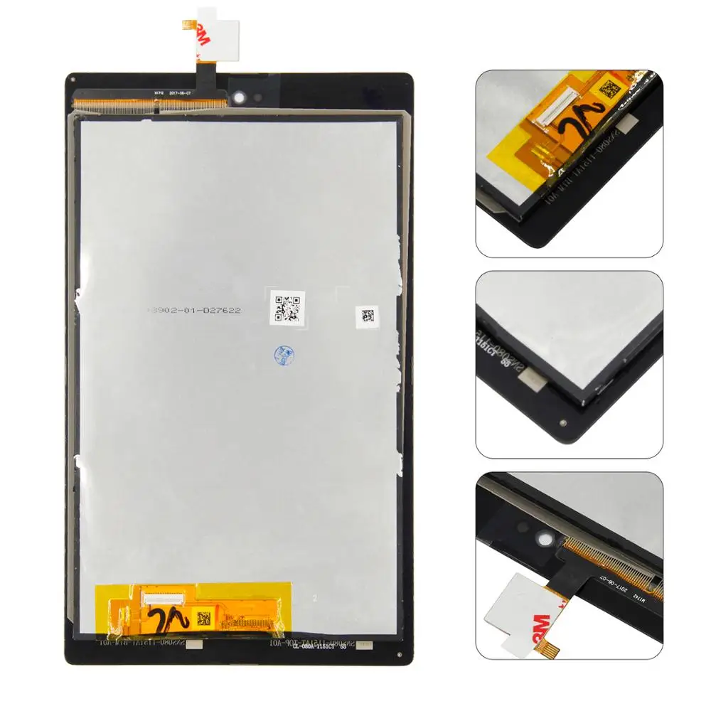 SODIAL per Fire HD8 HD 8 2017 7Th Gen SX034QT Schermo Un Contatto Vetro Digitalizzatore Pannello Frontale Sensore Lente nel Vetro SODIAL per Fire HD8 HD 8 2017 7Th Gen SX034QT Schermo Un Contatto Vetro Digitalizzatore Pannello Frontale Sensore Lente nel Vetro
