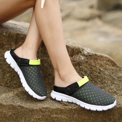 Новые мужские сандалии тапки с дырочками пара сандалии мюли и сабо, садовая обувь дышащая пляжная обувь Лидер продаж# B1829 - Цвет: as picture like