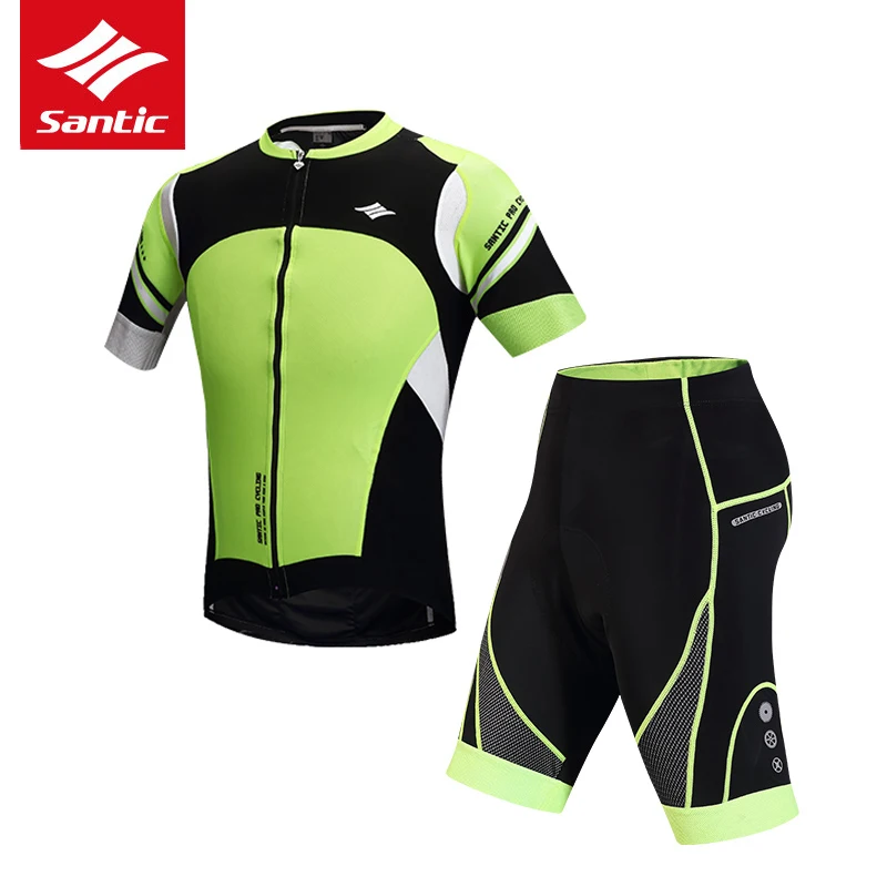 

Santic Men Cycling Jersey Set Pro Team Sports MTB Mountain Road Bike Bicycle Jersey Cycling Clothing Set Maillot Ciclismo