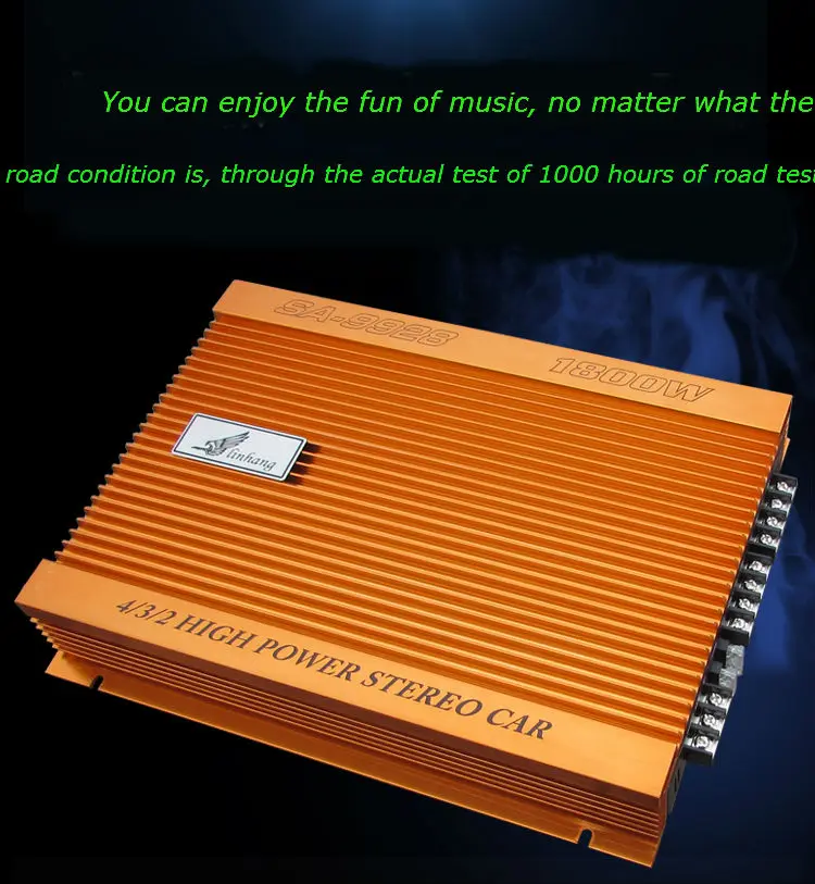 Class A/B high power 4 channel car audio power