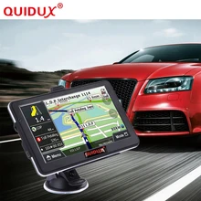 QUIDUX Car GPS Navigator HD 7 inch Touch Screen Portable 8GB ROM FM Transmitter MP3 Video Player Car Entertainment System