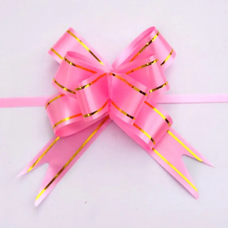 

10Pcs/Lot Pull Flower Ribbons Packing Pull Bow Ribbons Decorative Holiday Christmas Gift