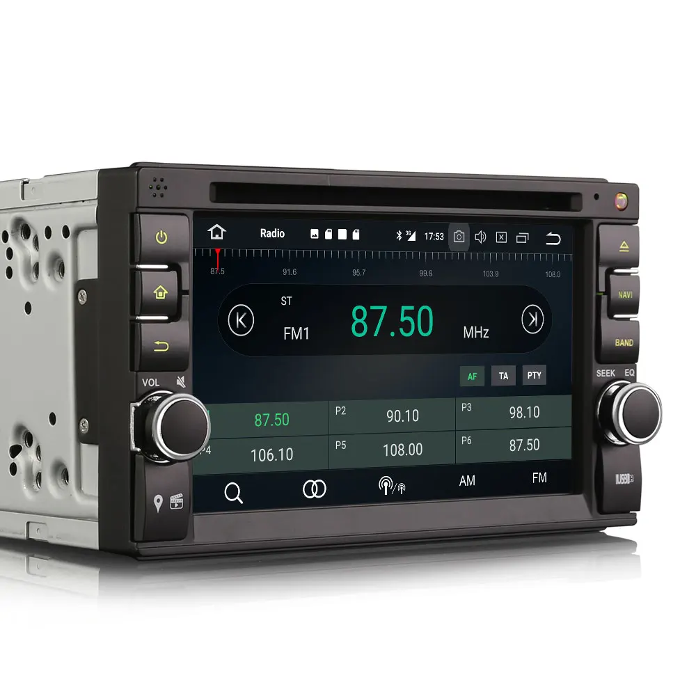 Excellent 6.2" 4GB RAM 32GB ROM Android 9.0 OS Car DVD Multimedia GPS Radio for Nissan Qashqai 2007-2011 Patrol 2004-2010 Juke 2010-2011 5